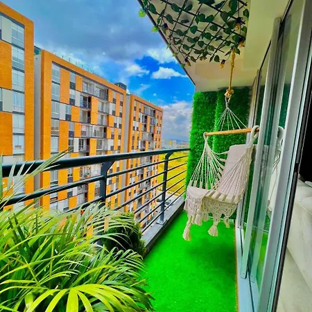 Apartamento De Lujo A 10Minutos Del Aeropuerto Y Embajada Usa Bogota Exterior photo